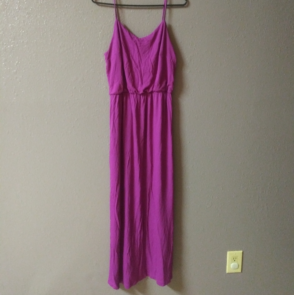 Purple maxi dress